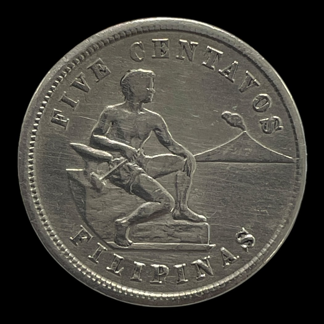 5 Centavos 1918 Filippinerne Standard cirkulationsmønter Sammensætning kobber-nikkel Vægt 5,25 Gram