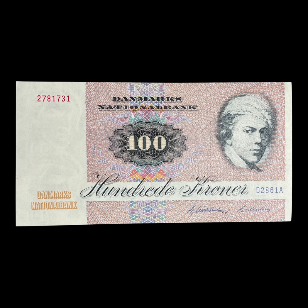 100 kr Seddel 1986 D2