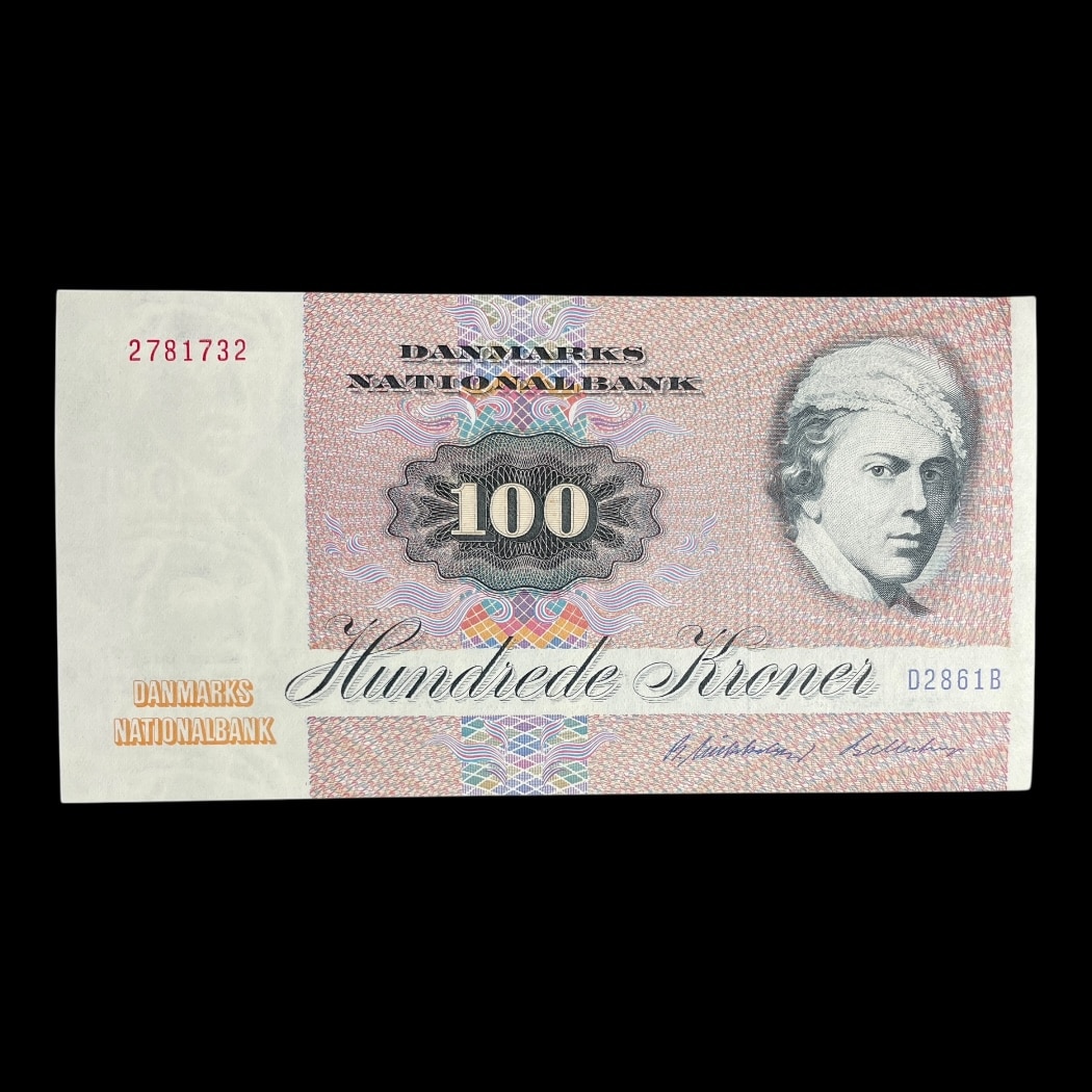 100 kr Seddel 1986 D2