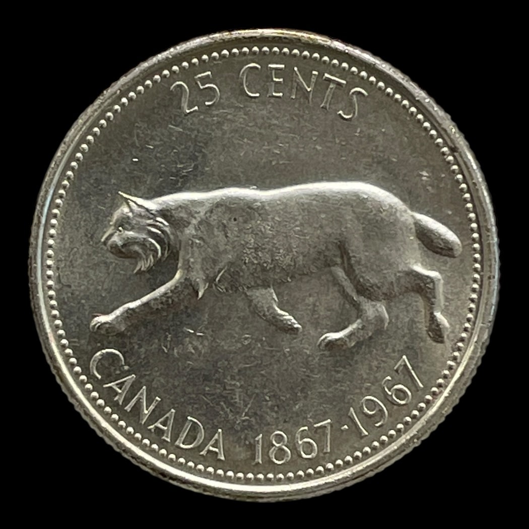 25 Cents 1967 Canada