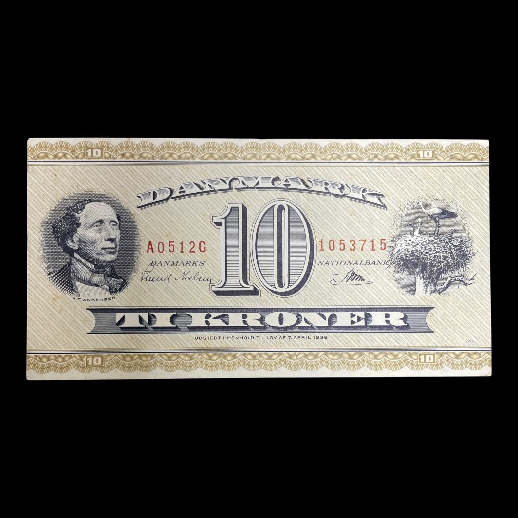 10 kr Blindetier A0 1951