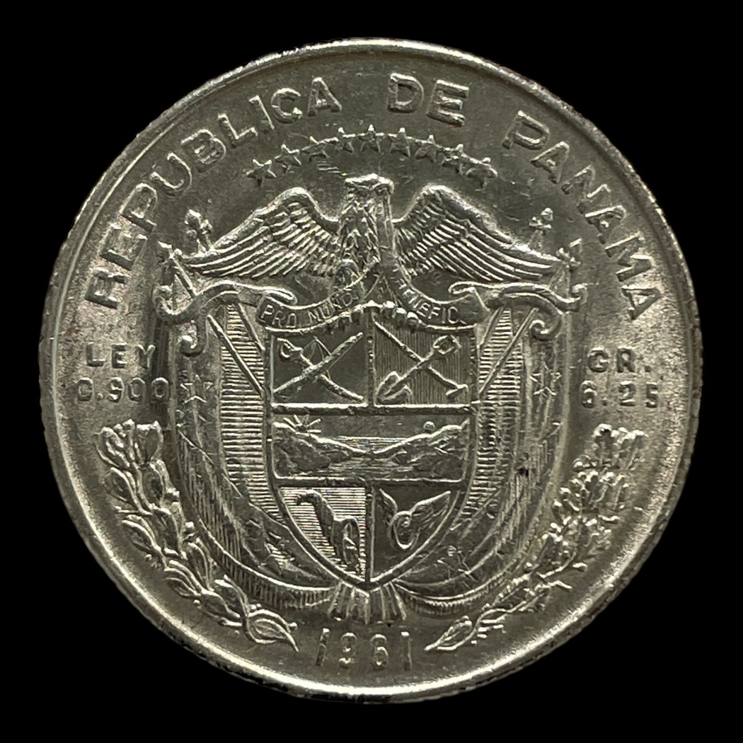 1/2 balboa 1961 Panama