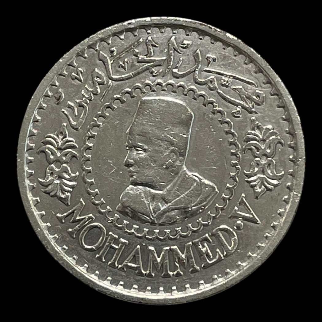 500 Francs 1956 Marokko Standard cirkulationsmønter Sølv (.900) Vægt 22,5 Gram