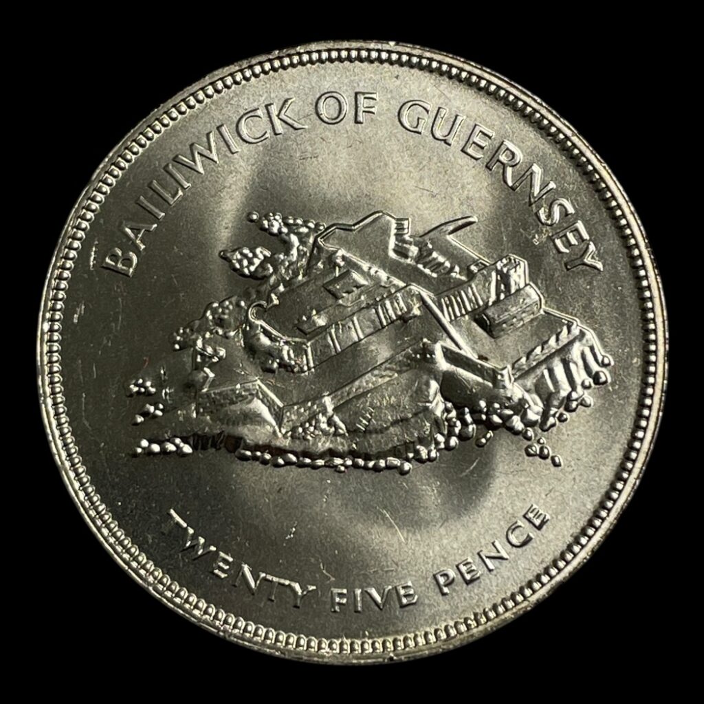 25 Pence 1977 Guernsey "Silver Jubilee"