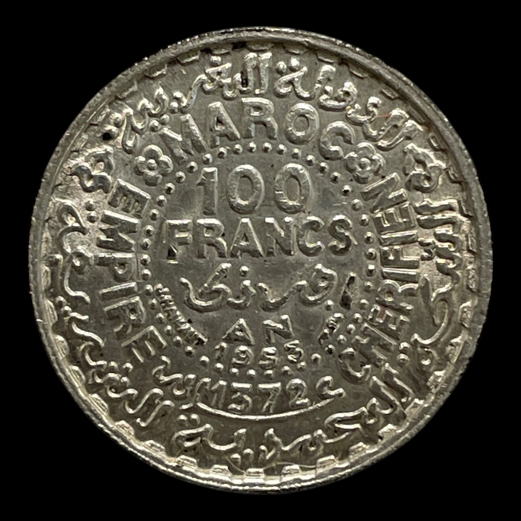 100 Francs 1953 Marokko