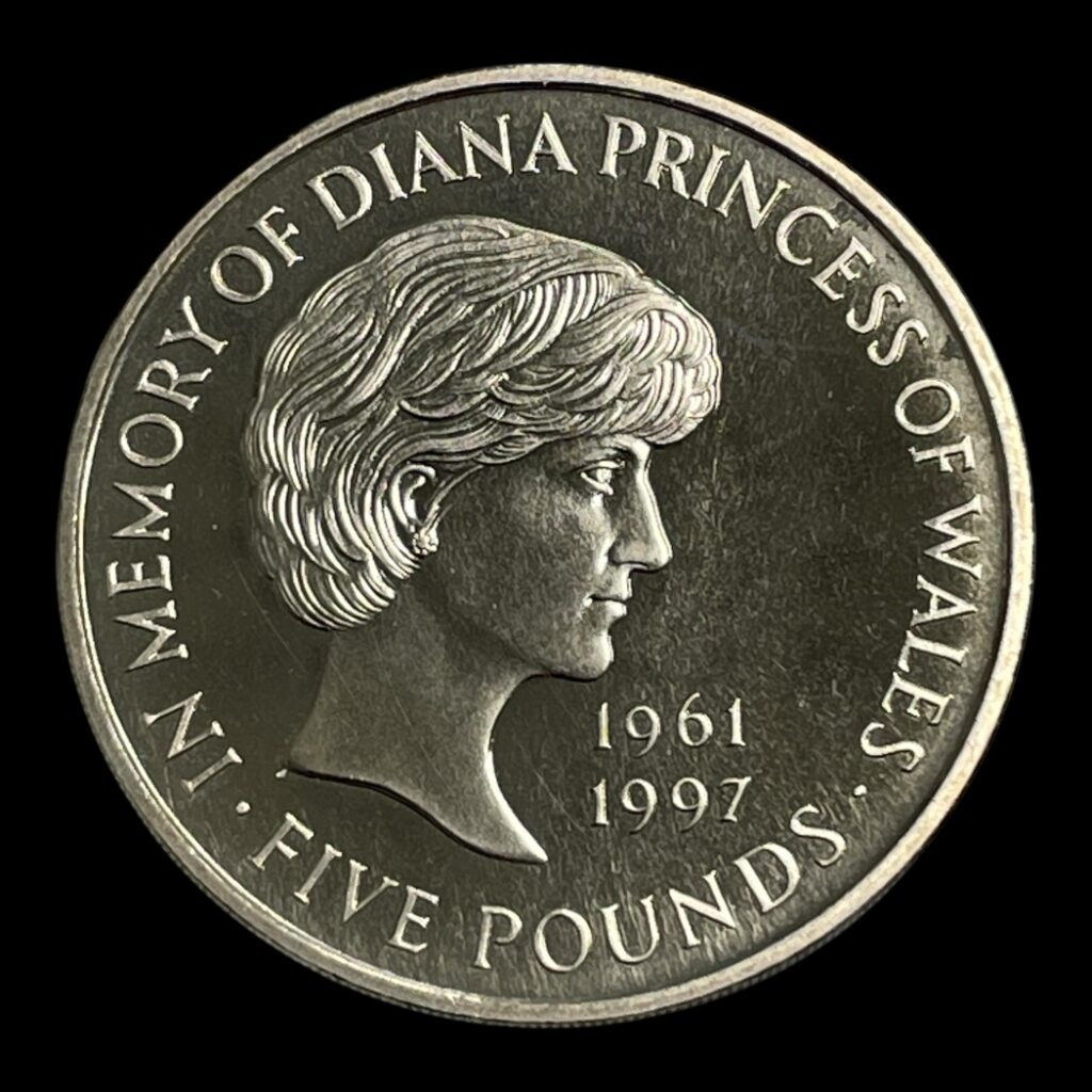 5 Pounds 1999 England "Diana"