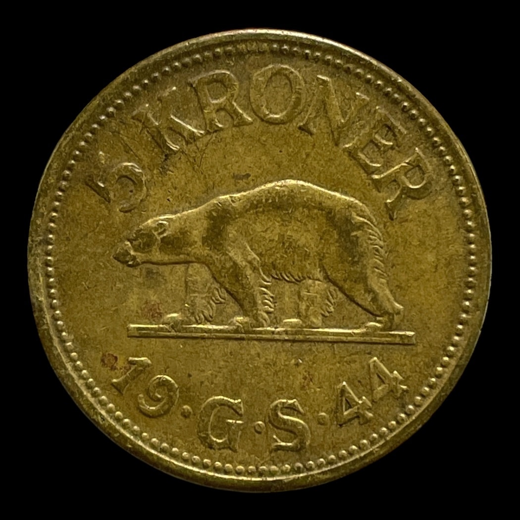 5 kr 1944 Grønland