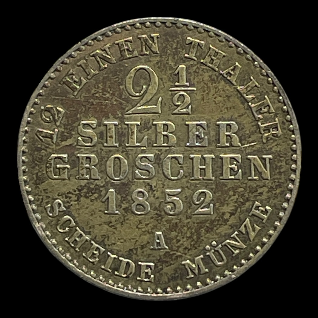 2 1/2 SilberGroschen 1852 Preussen