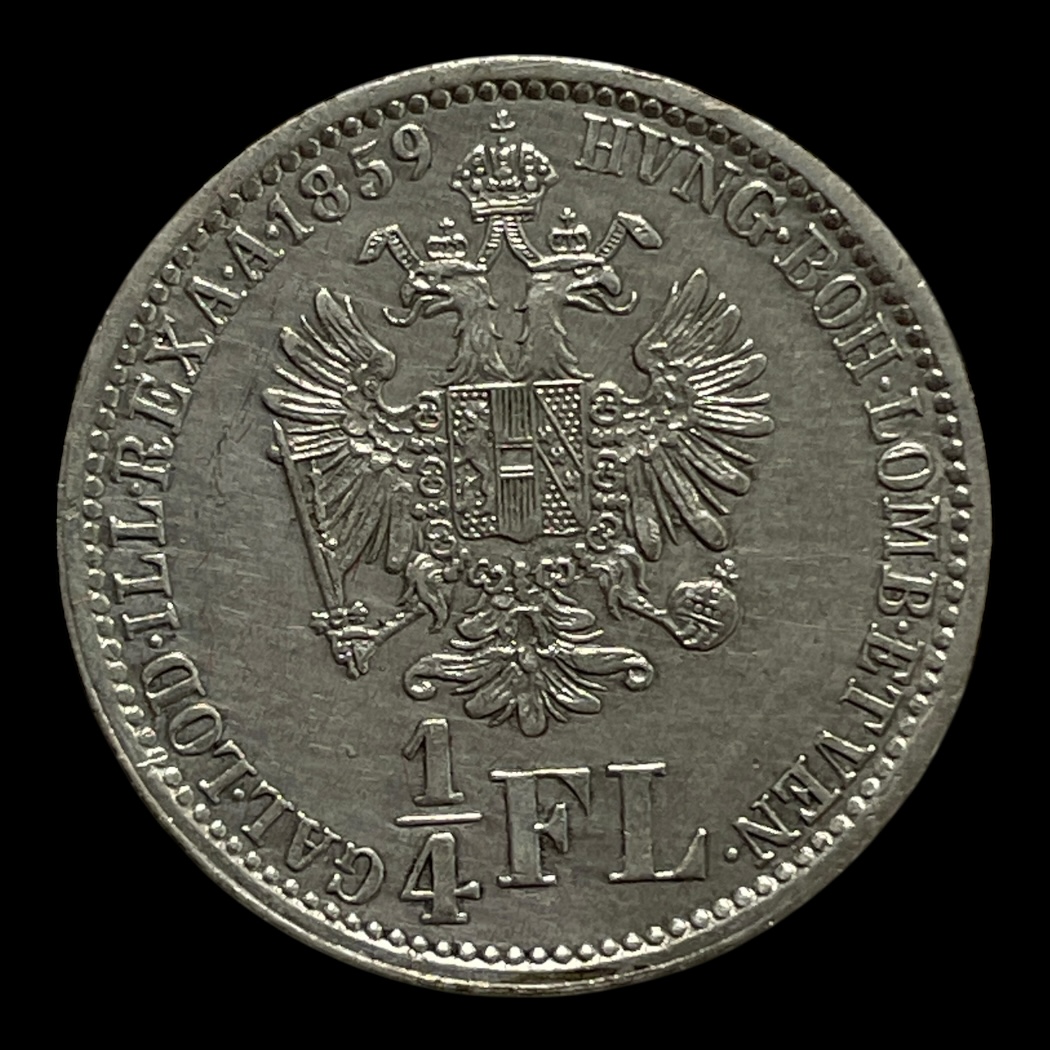 1/4 Florin 1859 Østrig