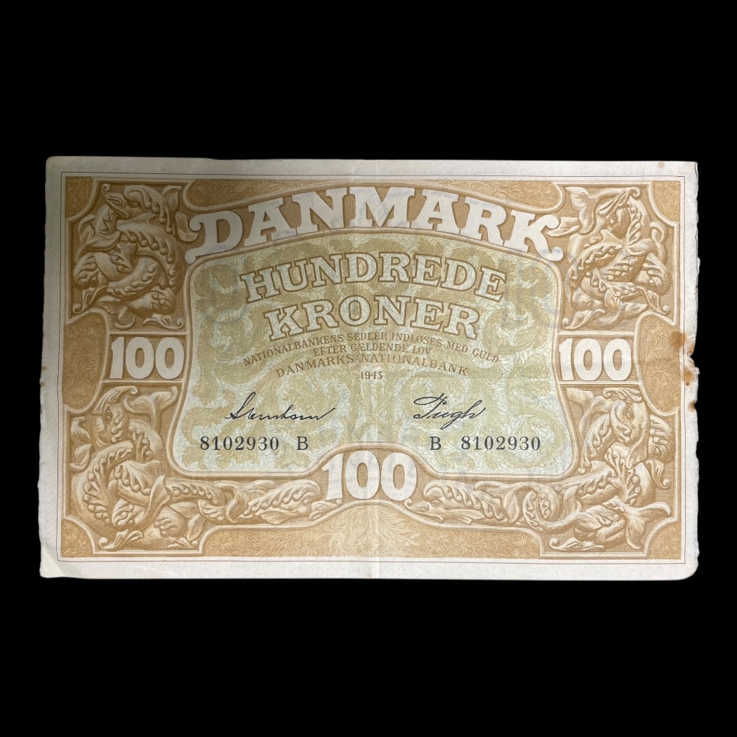 100 Kr. 1943B Danmark
