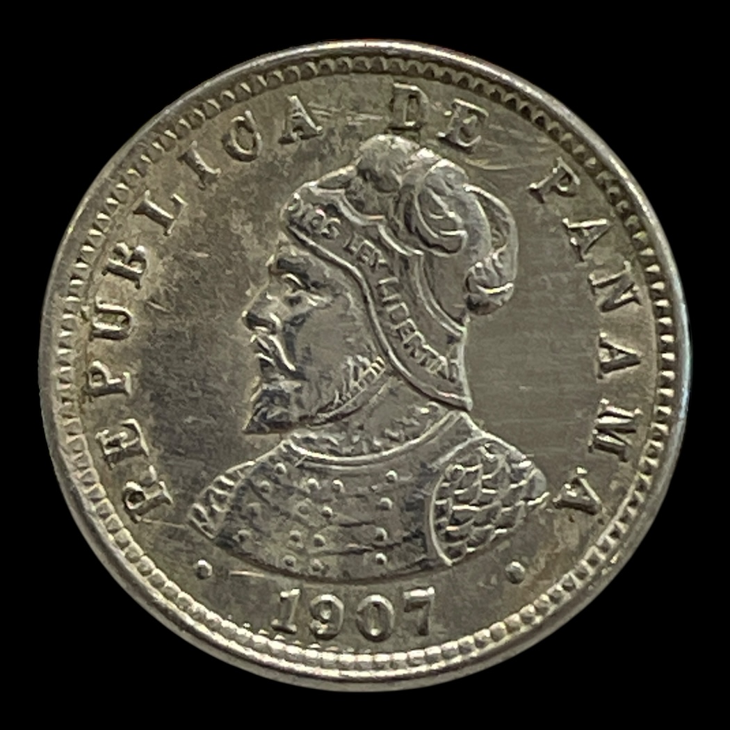 1/2 Centésimo 1907 Panama (FLOT)