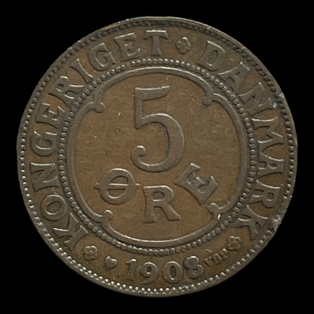 5 øre 1908