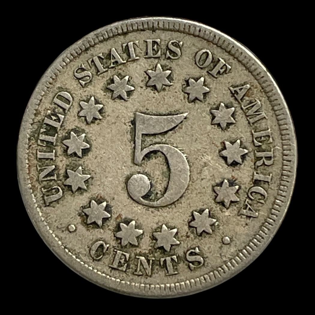 USA "Shield nickel" 1868