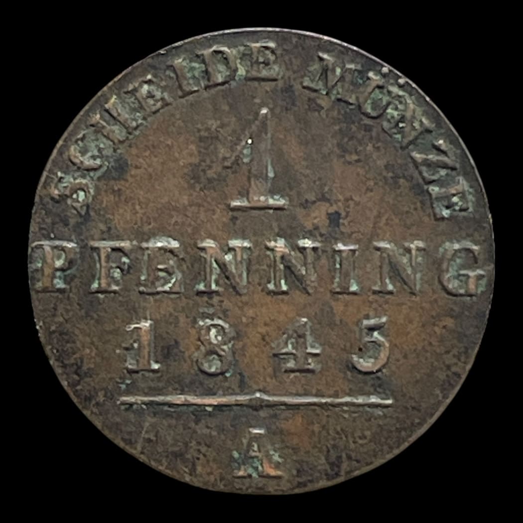 1 Pfennig 1845 A Preussen
