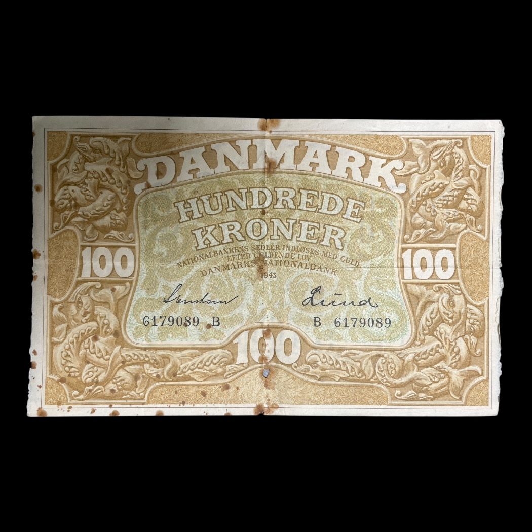 100 Kr. 1943B Danmark