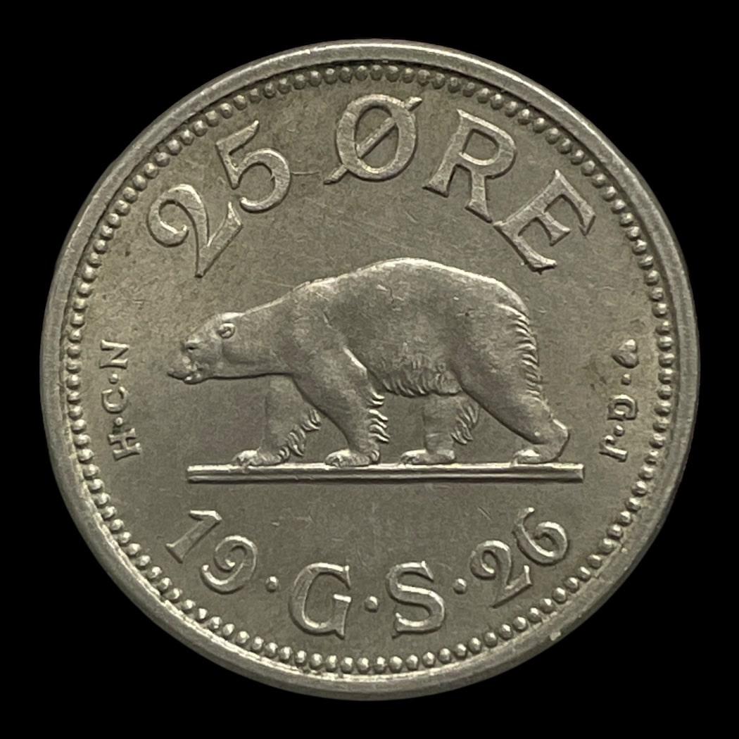 25 øre 1926 Grønland
