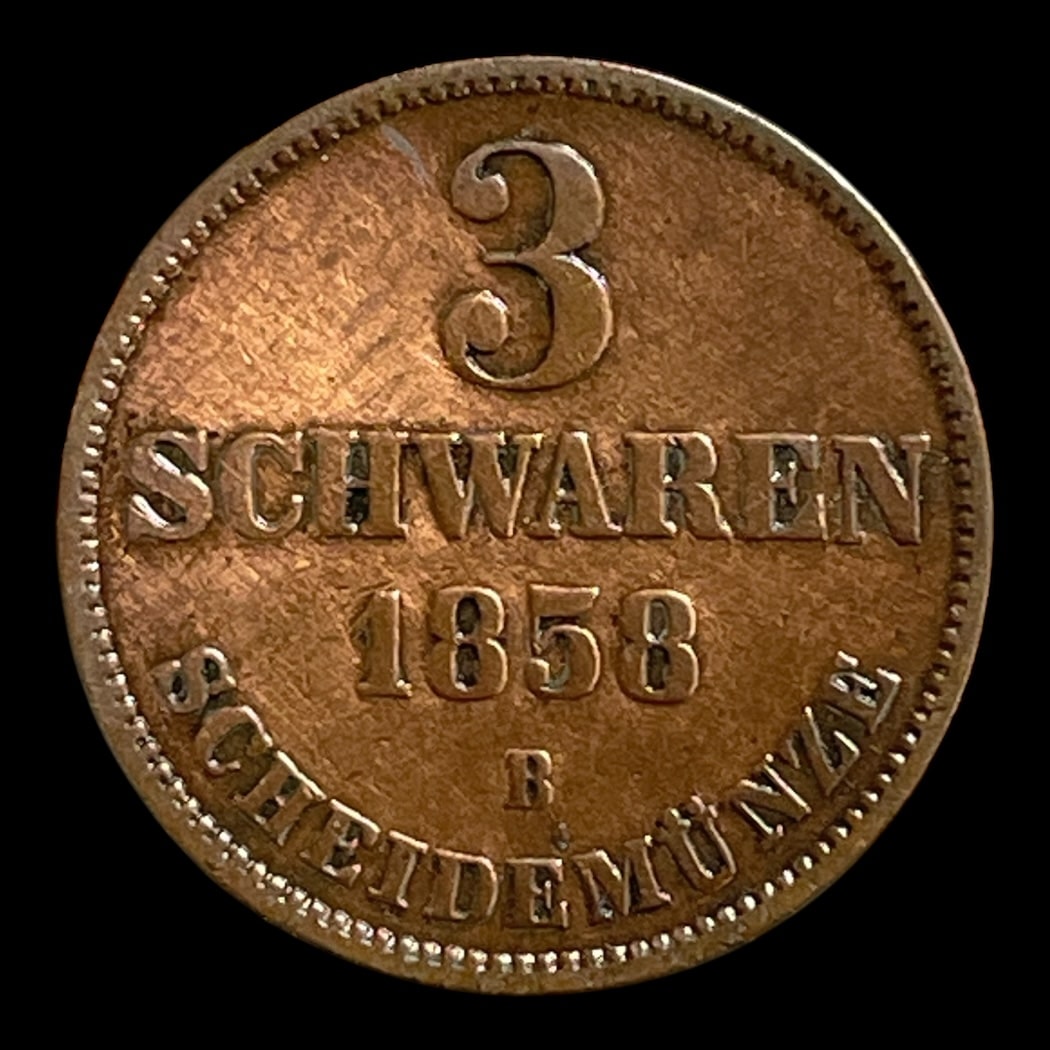 3 Schwaren 1858 B Oldenburg