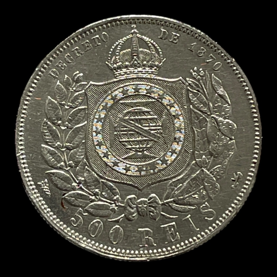 500 Reis 1888 Portugal Standardmønter Sammensætning Sølv (.917) Vægt 6.375 g
