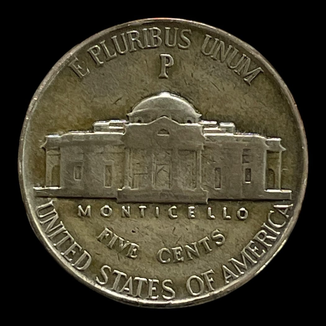 "Wartime Nickel" 1945 P USA