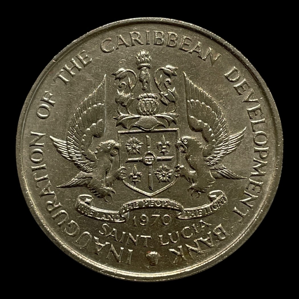 4 Dollars 1970 East Caribbean FAO Ikke-cirkulerende mønter Sammensætning kobber-nikkel Vægt 28,3 Gram