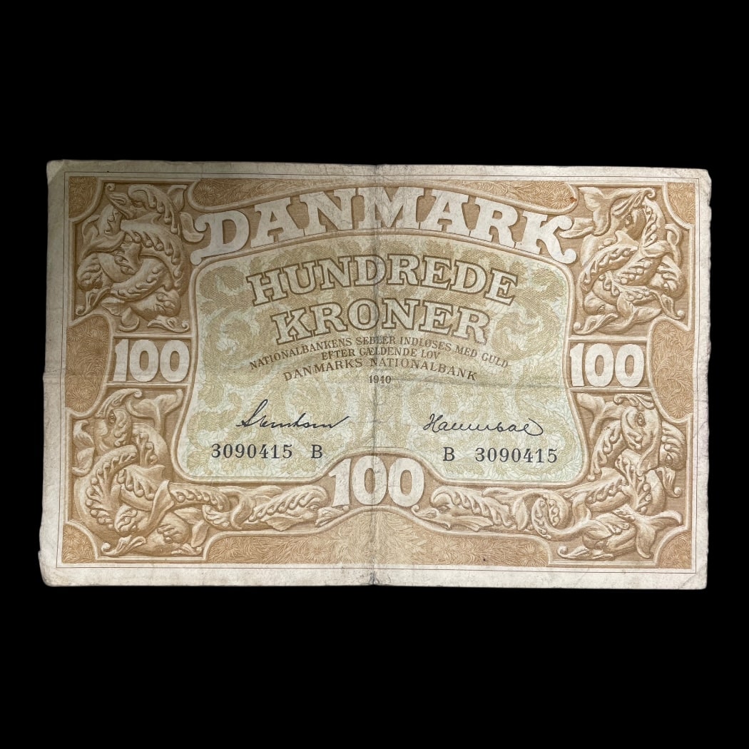 100 Kr Seddel 1940 B