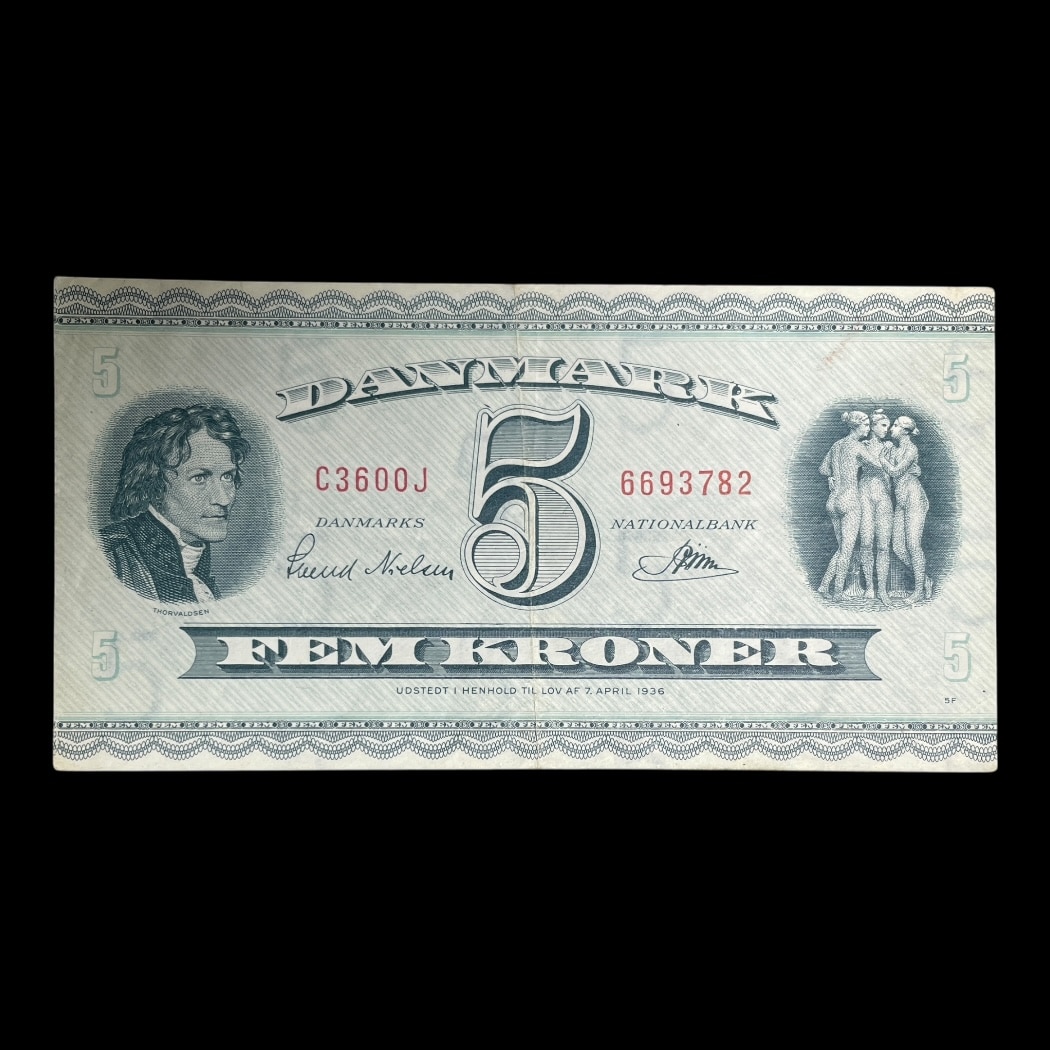 Danmark 5 kroner C3 1960 OJ Erstatning Sieg: 129 Pick: 42 Kv: 1+