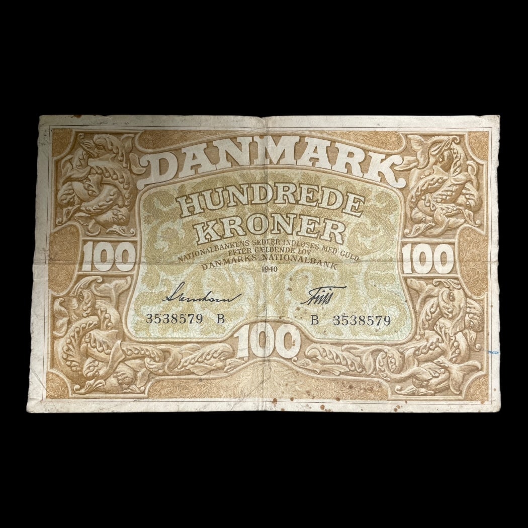 100 Kr Seddel 1940 B