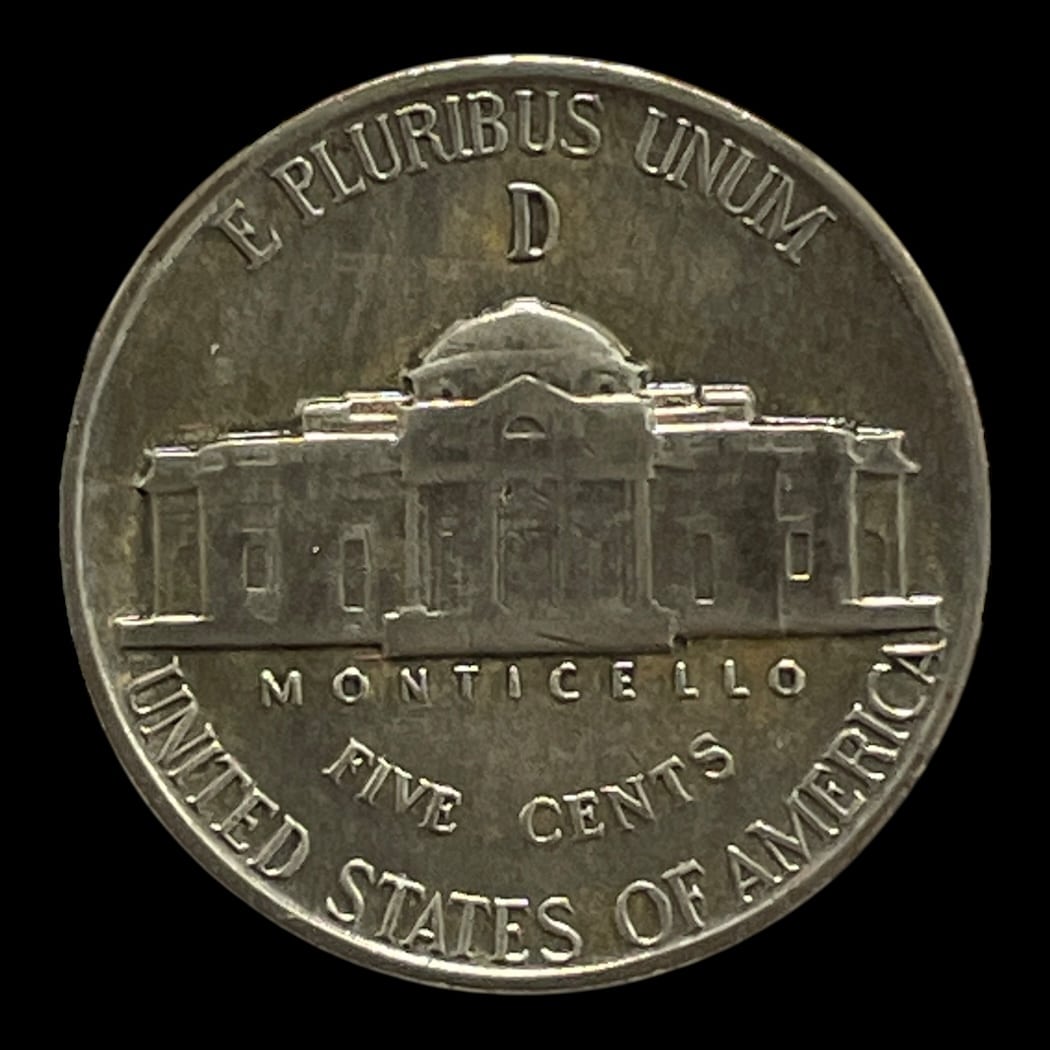 "Wartime Nickel" 1944 D USA