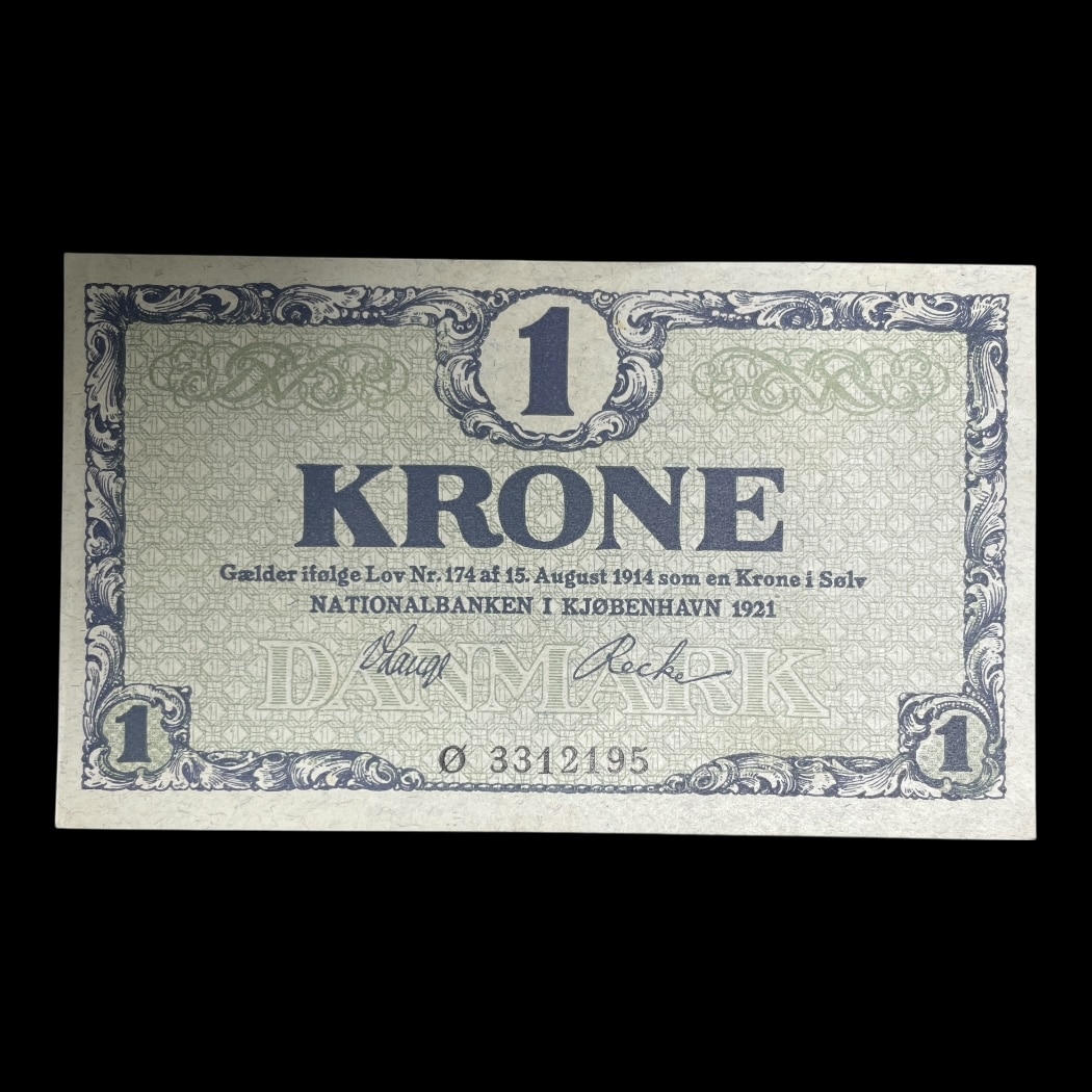 Danmark 1 Krone 1921 Ø