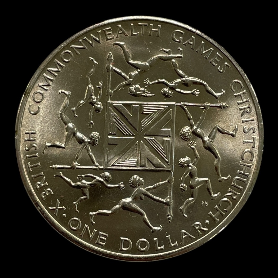 1 Dollar 1974 New Zealand - Commonwealth Games Ikke-cirkulerende mønter Sammensætning Kobber-nikkel Vægt 28,28 Gram