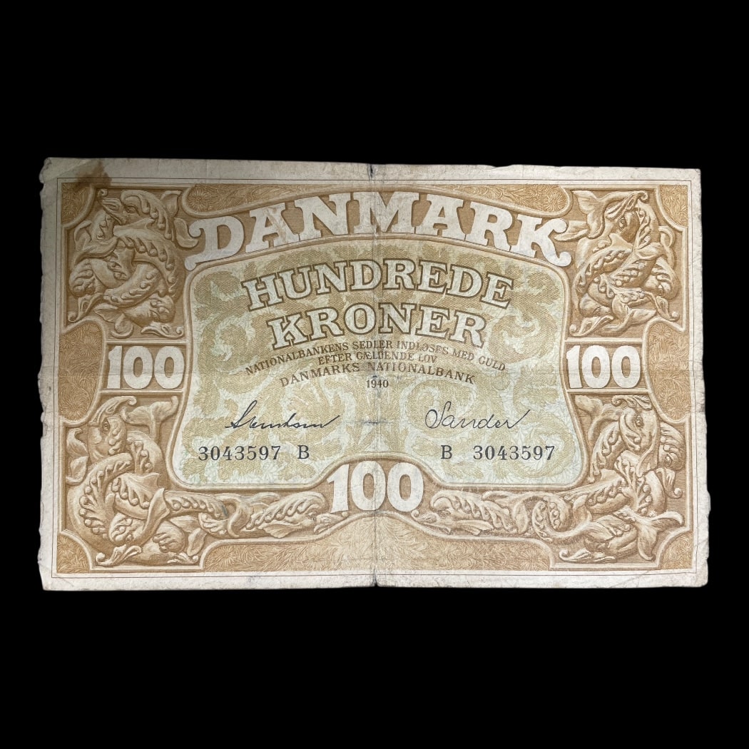 100 Kr Seddel 1940 B