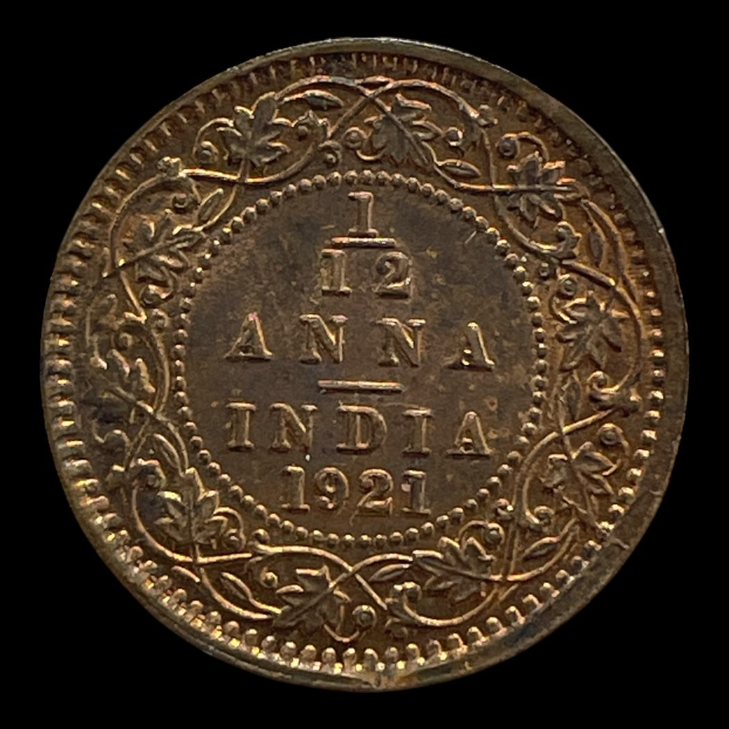 1/12 Anna 1921 Indien
