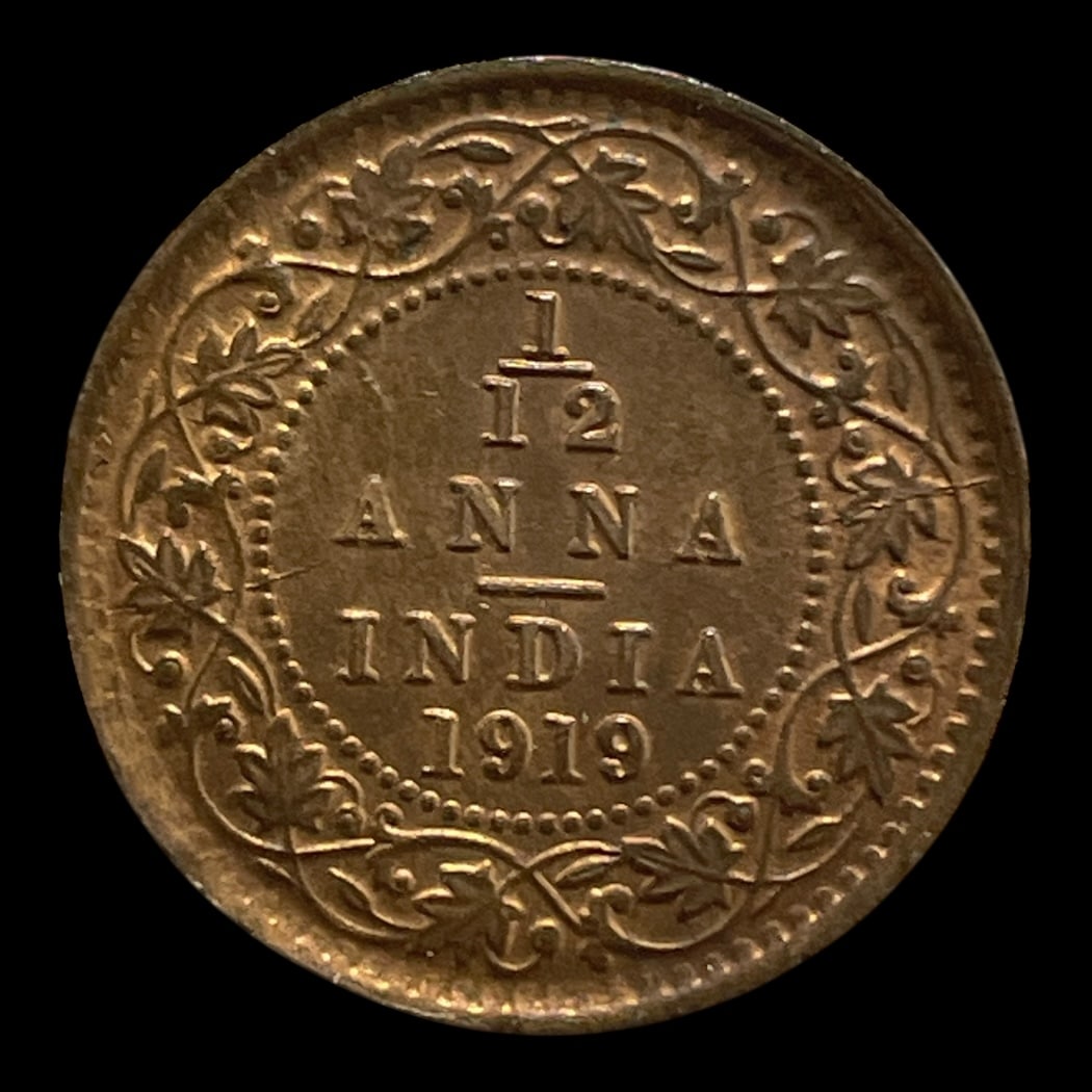 1/12 Anna 1919 Indien