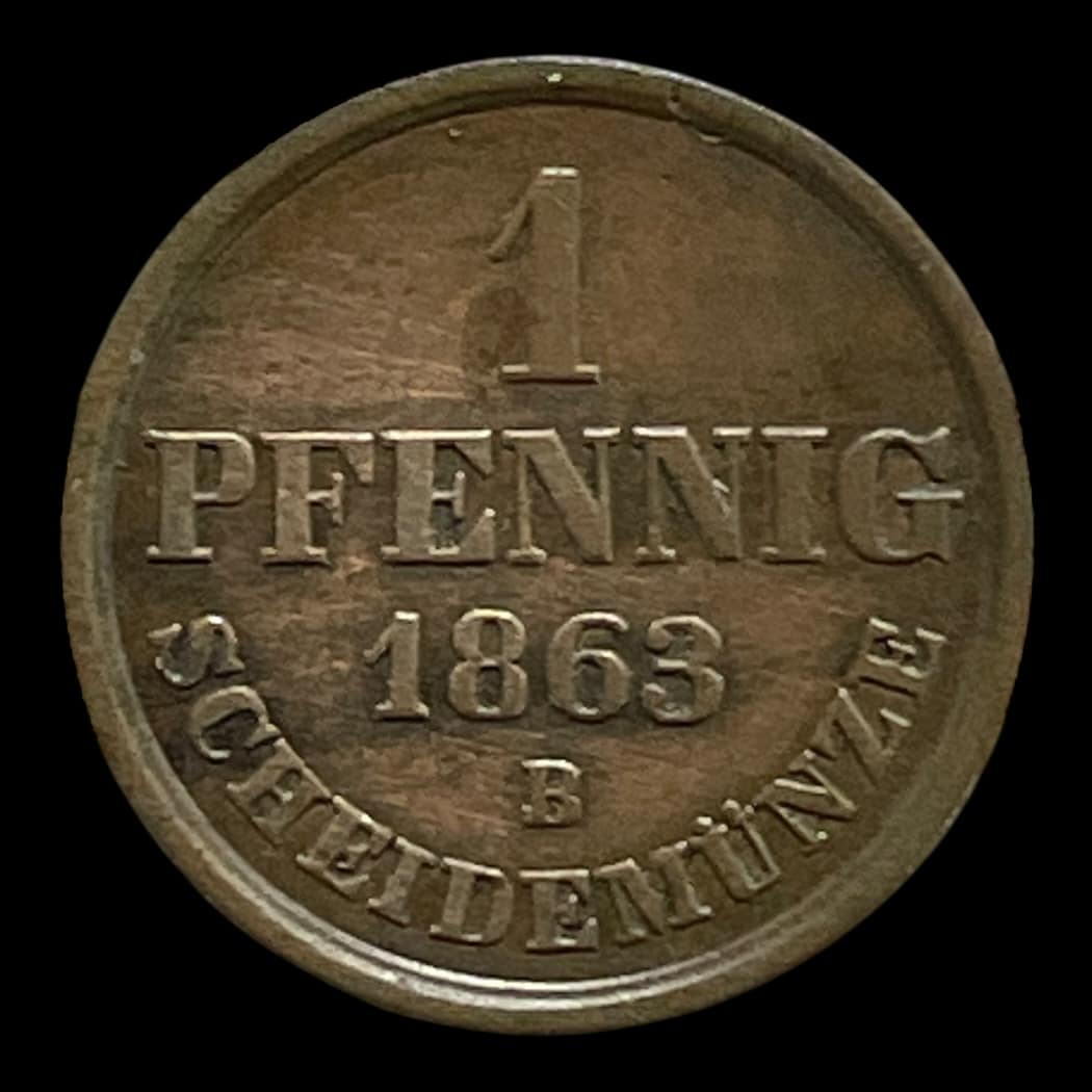 1 Pfennig 1863 B Hannover