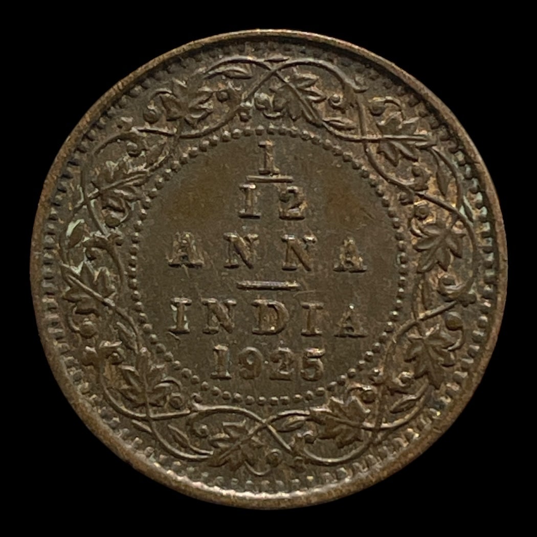 1/12 Anna 1925 Indien