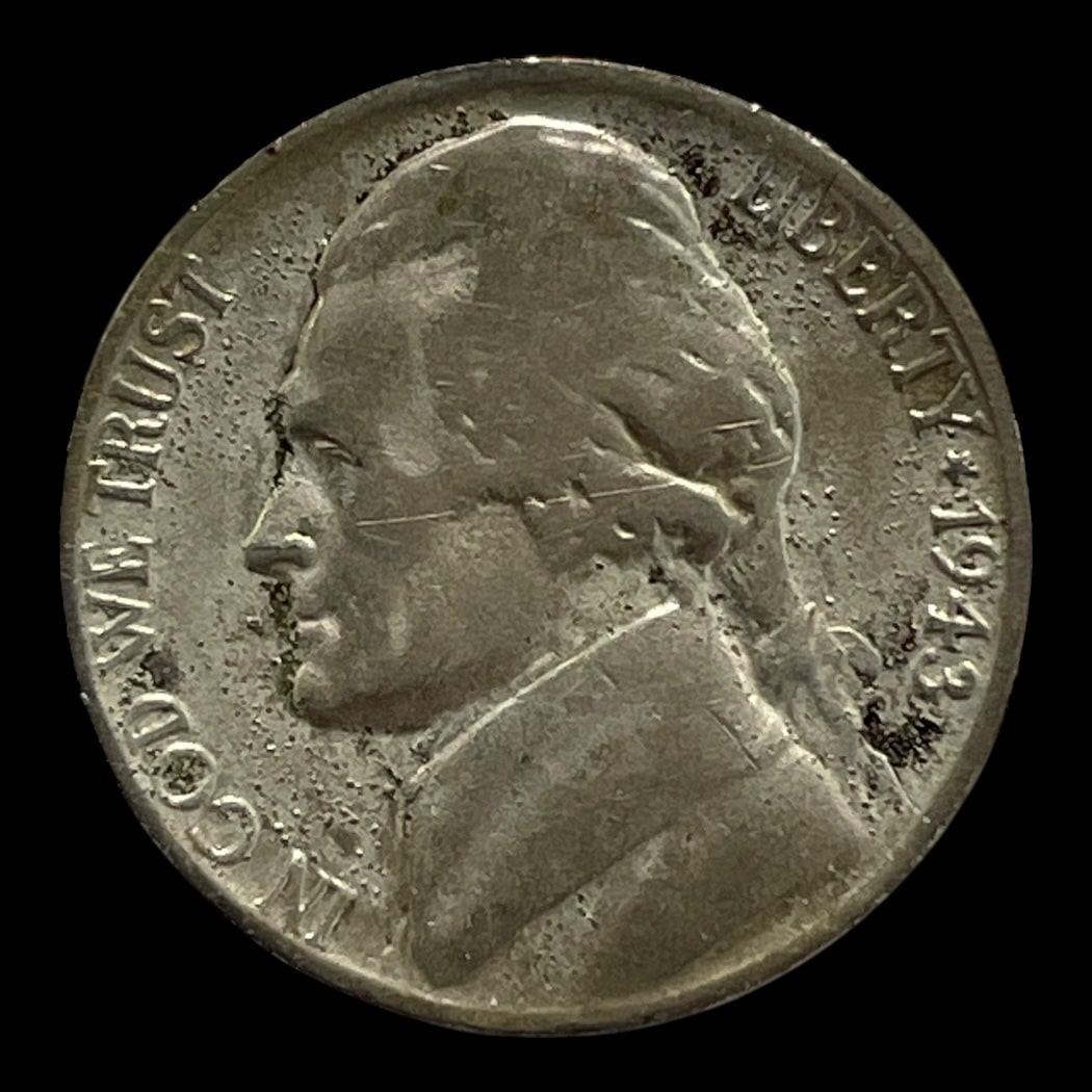 "Wartime Nickel" 1943 P USA
