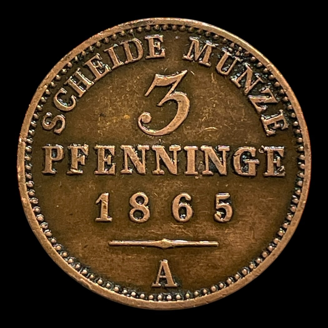 3 Pf. 1865 A Preussen (FLOT)
