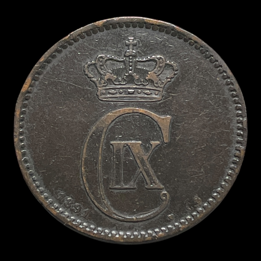 5 øre 1891