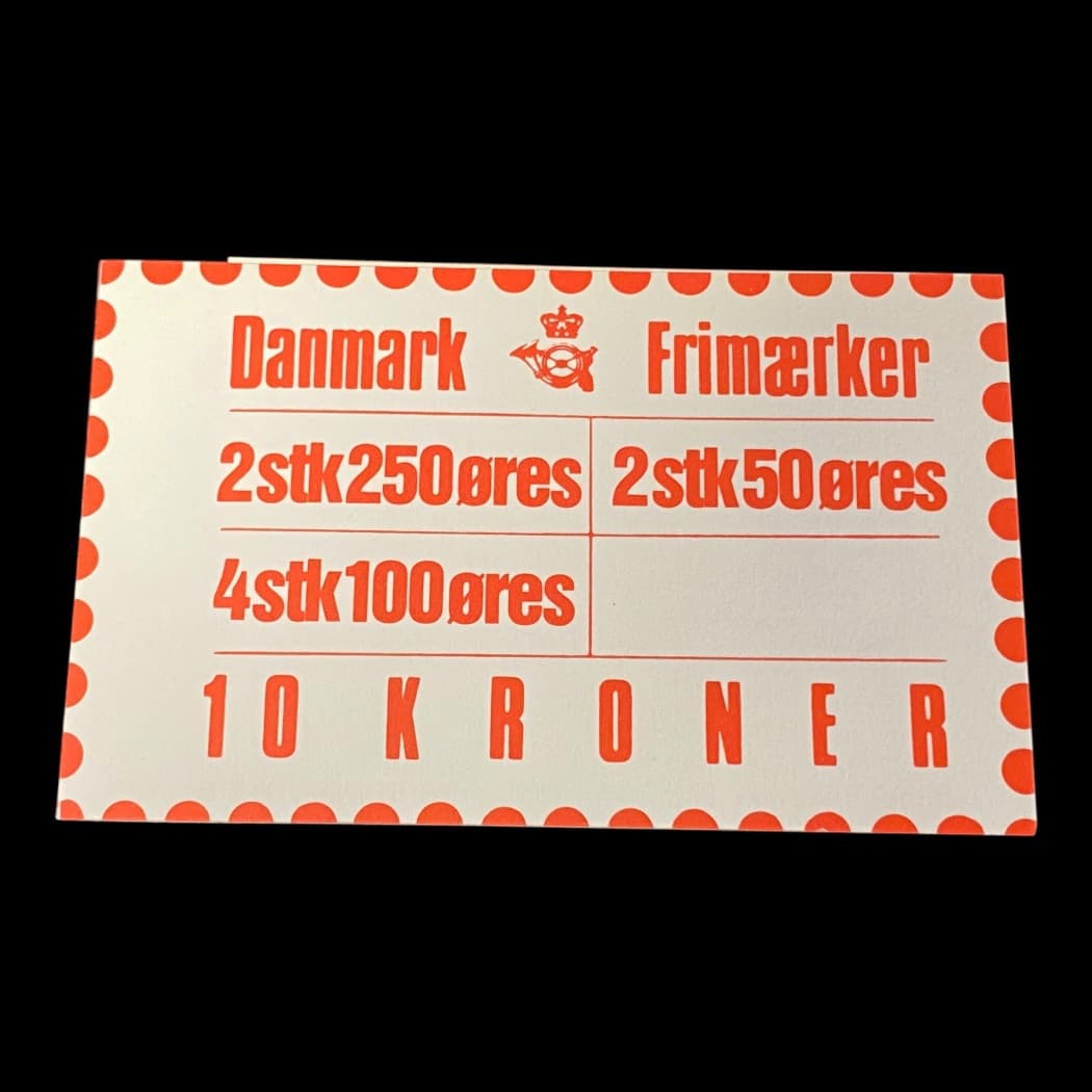 10 Kr. Frimærkehæfte H25
