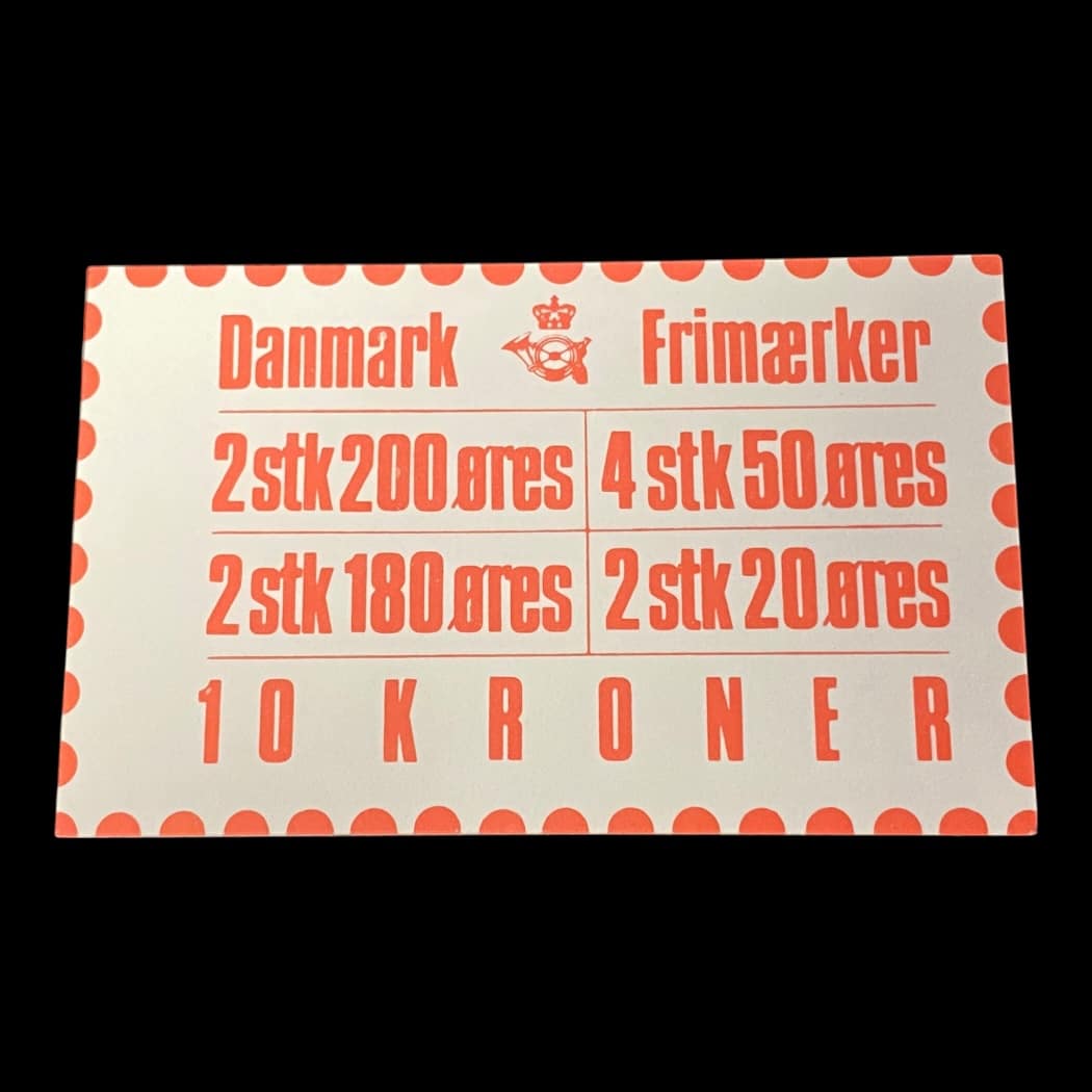 10 Kr. Frimærkehæfte H24