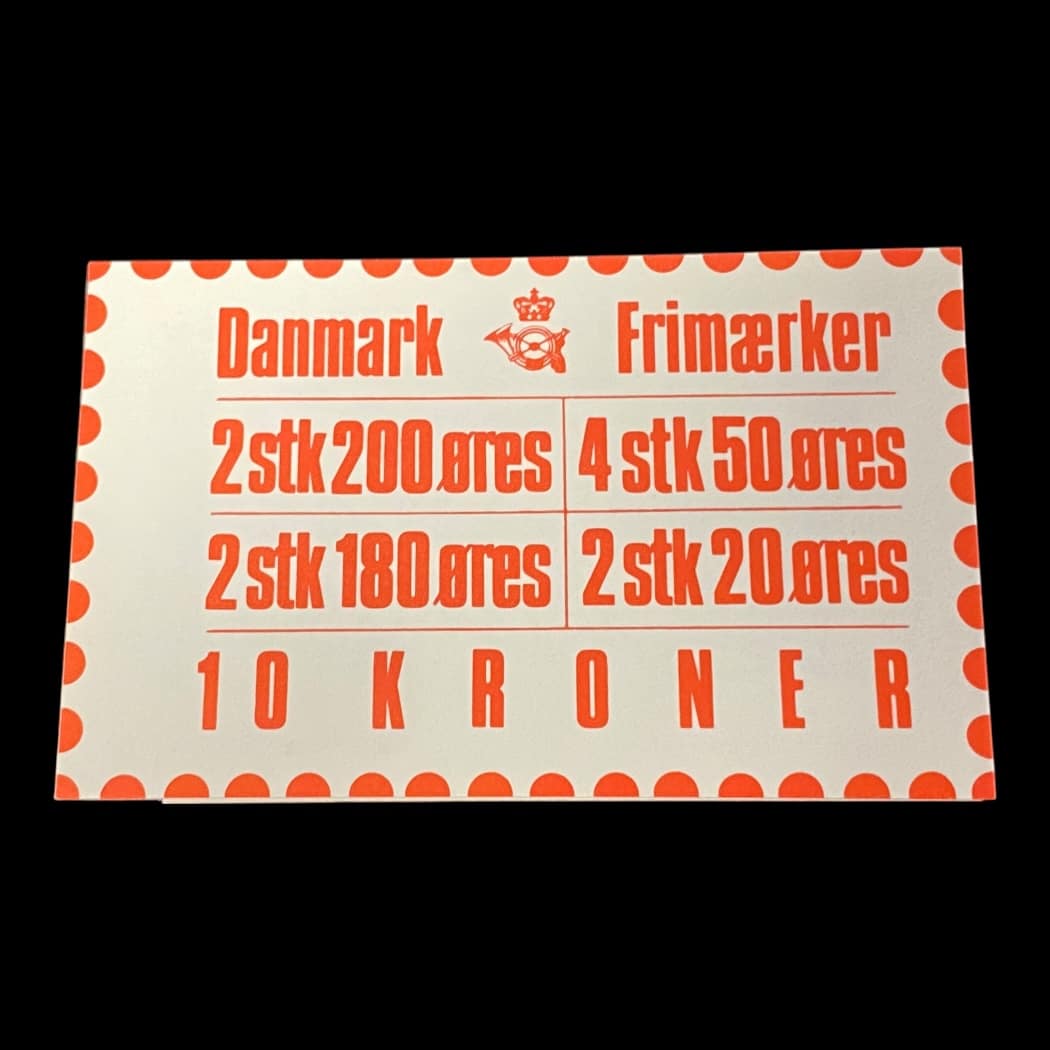 10 Kr. Frimærkehæfte H23