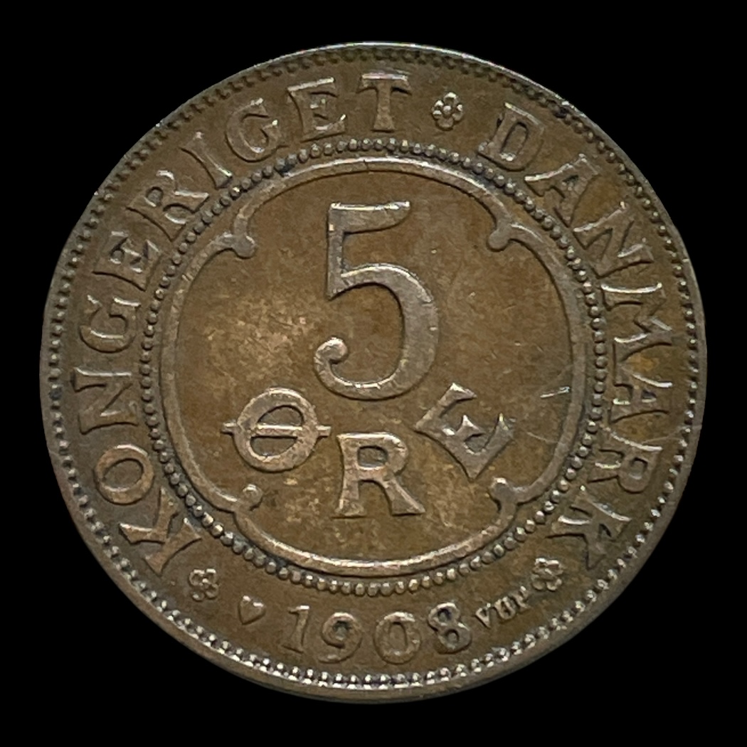 5 øre 1908