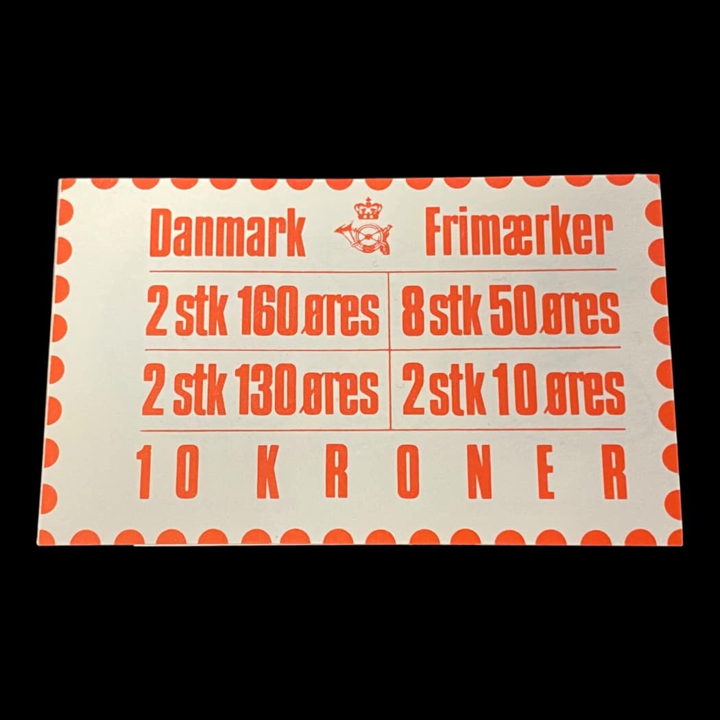 10 Kr. Frimærkehæfte H22