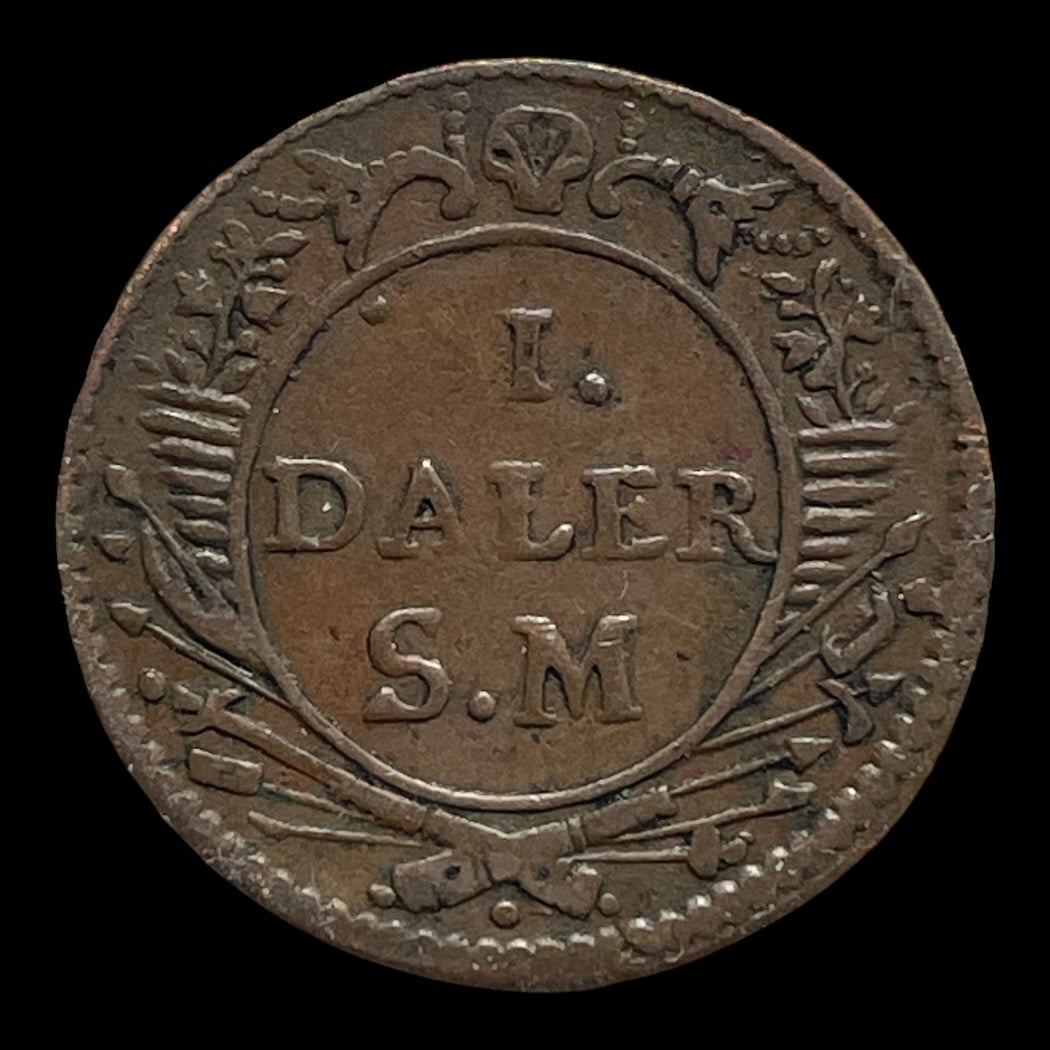 1 Daler Silfmynt 1718 Sverige (Apollo)