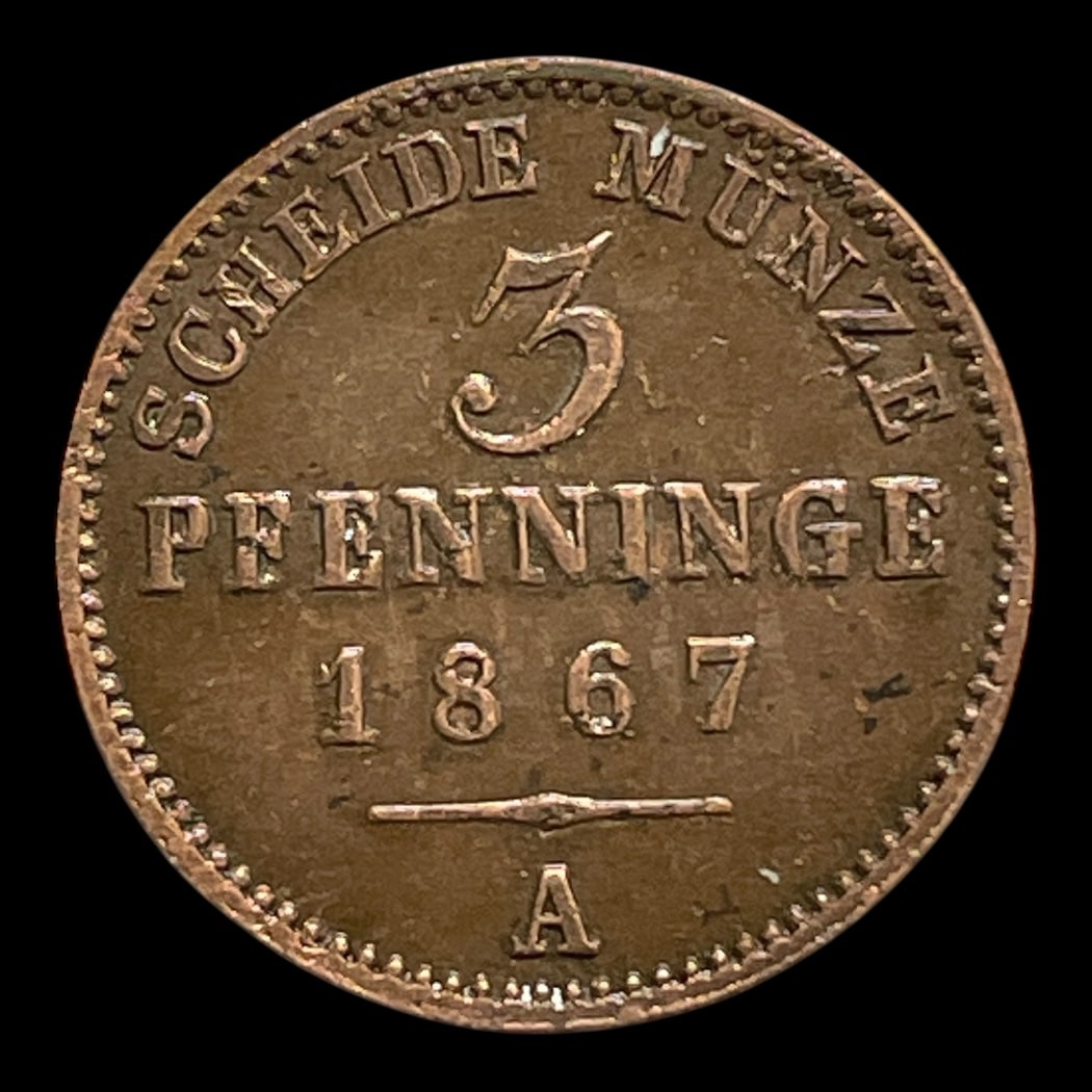 3 Pf. 1867 A Preussen (FLOT)