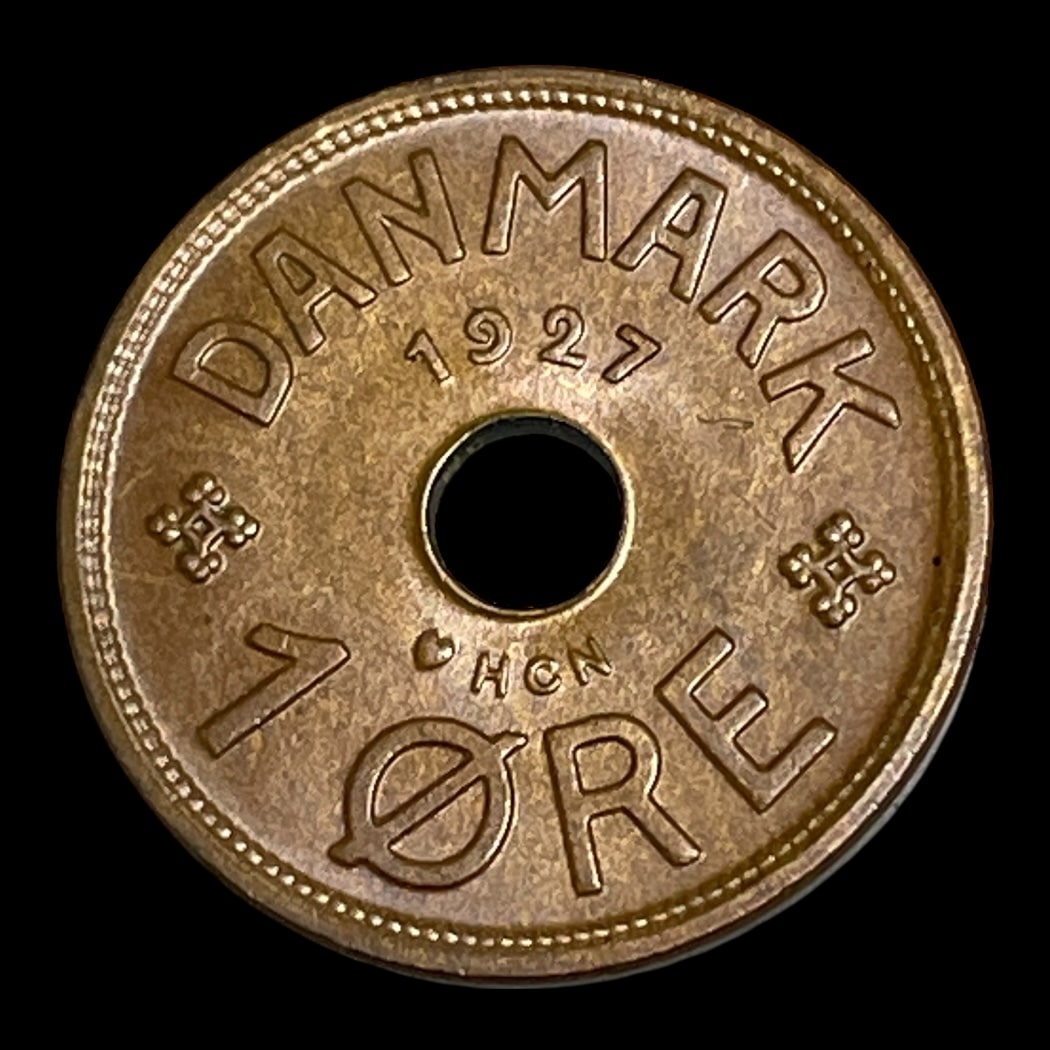1 øre 1927 Hcn