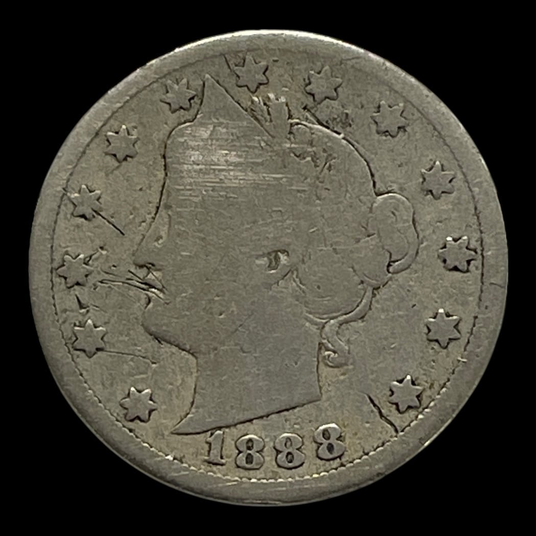 5 cents 1888 USA