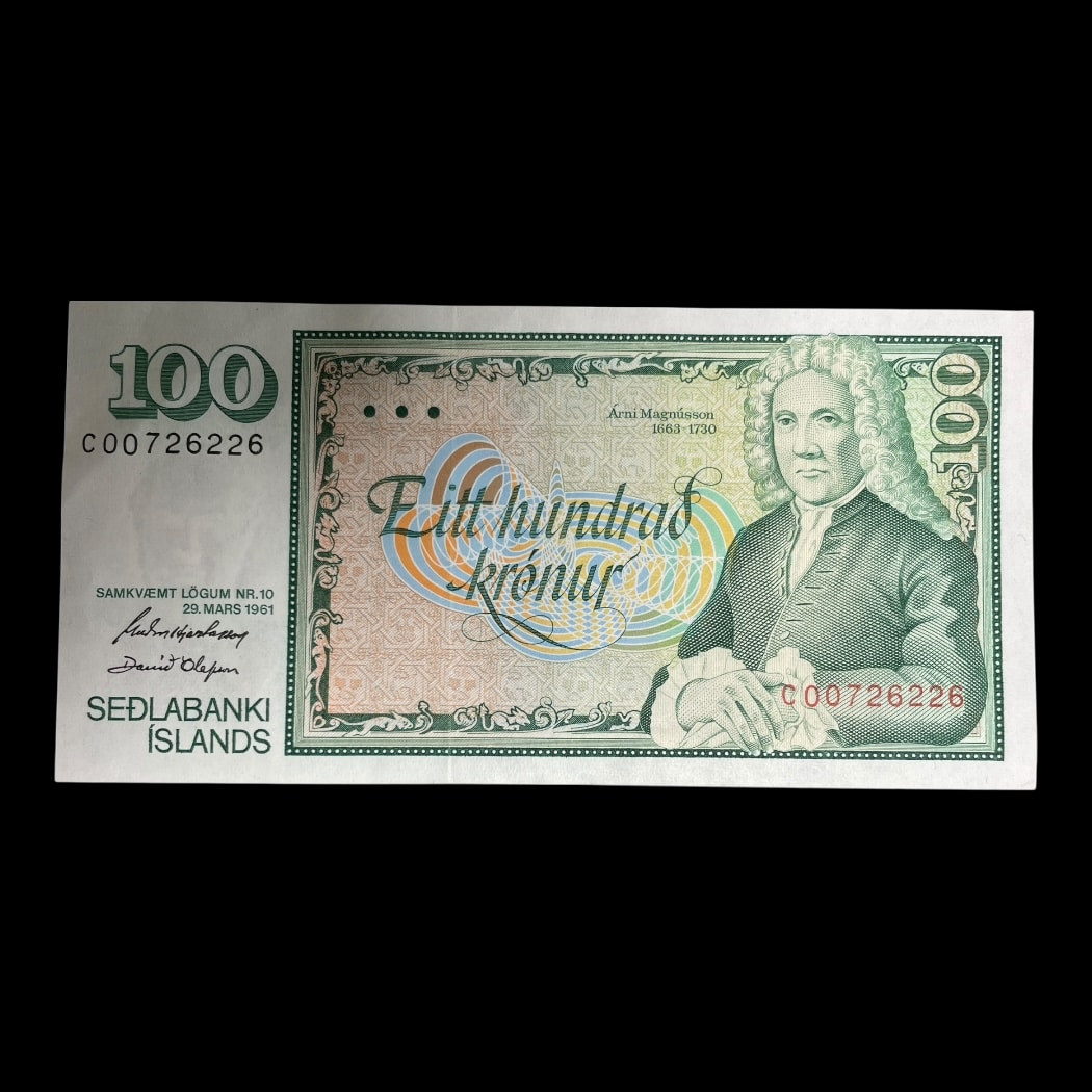 100 Kronur 1981 Island