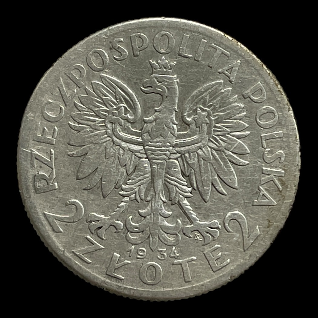 2 Zloty 1934 Polen
