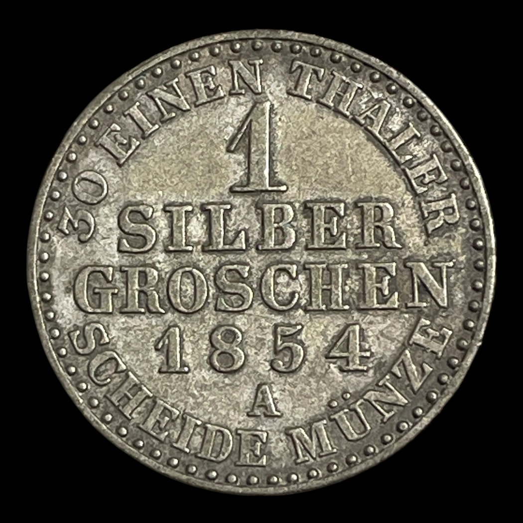 1 Silbergroschen 1854A Preussen